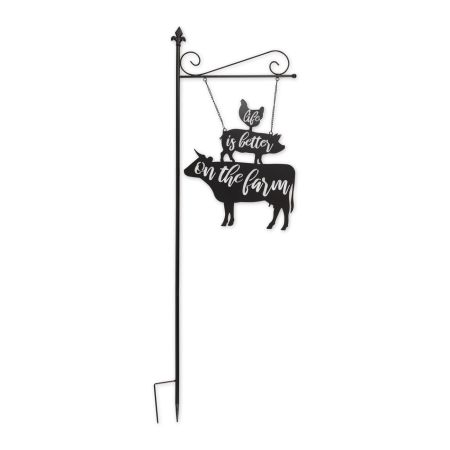 LIFE IS BETTER ON THE FARM GARDEN STAKE